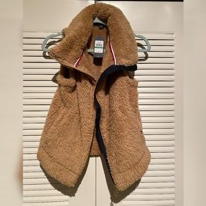 NEW Tommy Hilfiger fur fluffy teddy vest Large